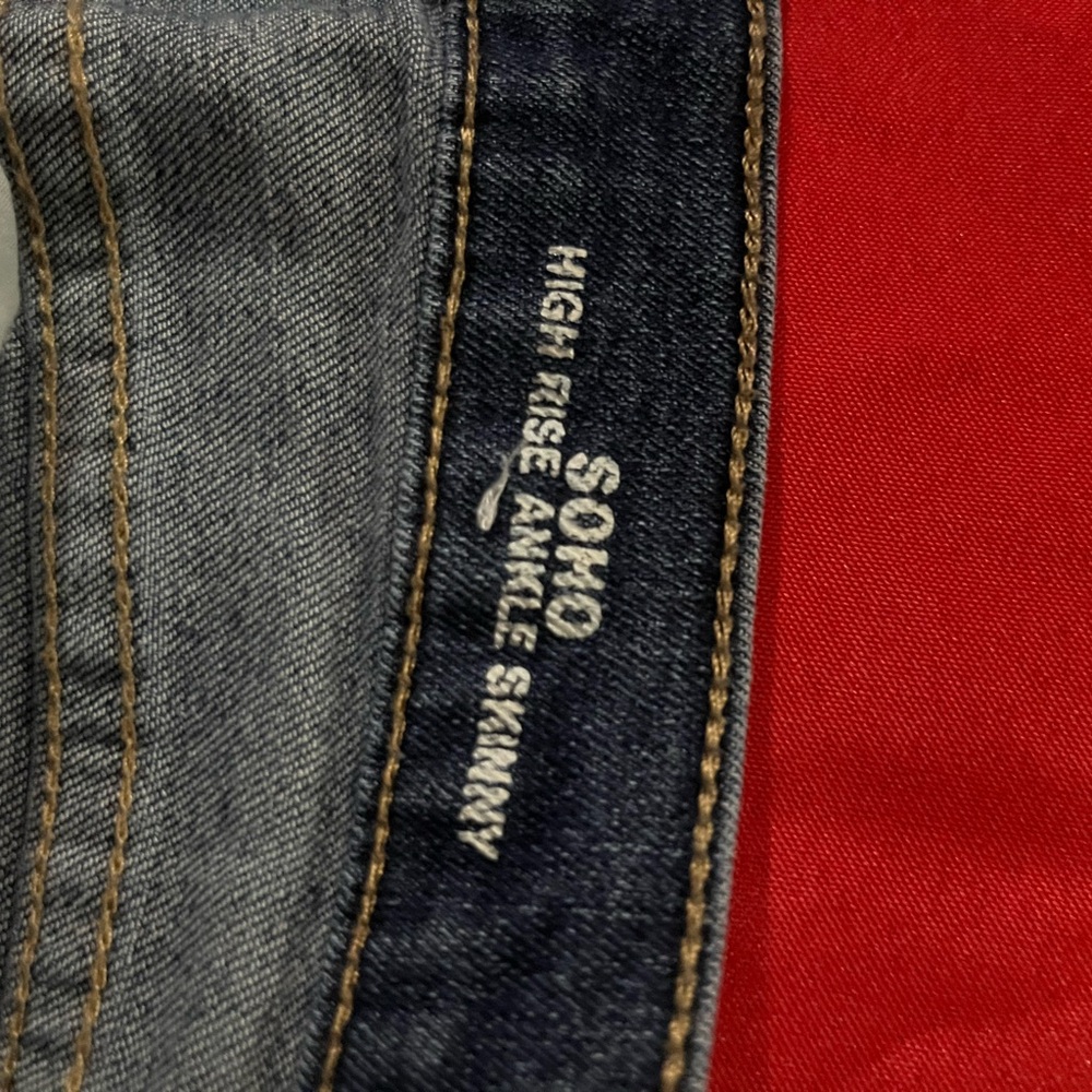 Nicole Miller High Rise Skinny Jeans - Dark Blue